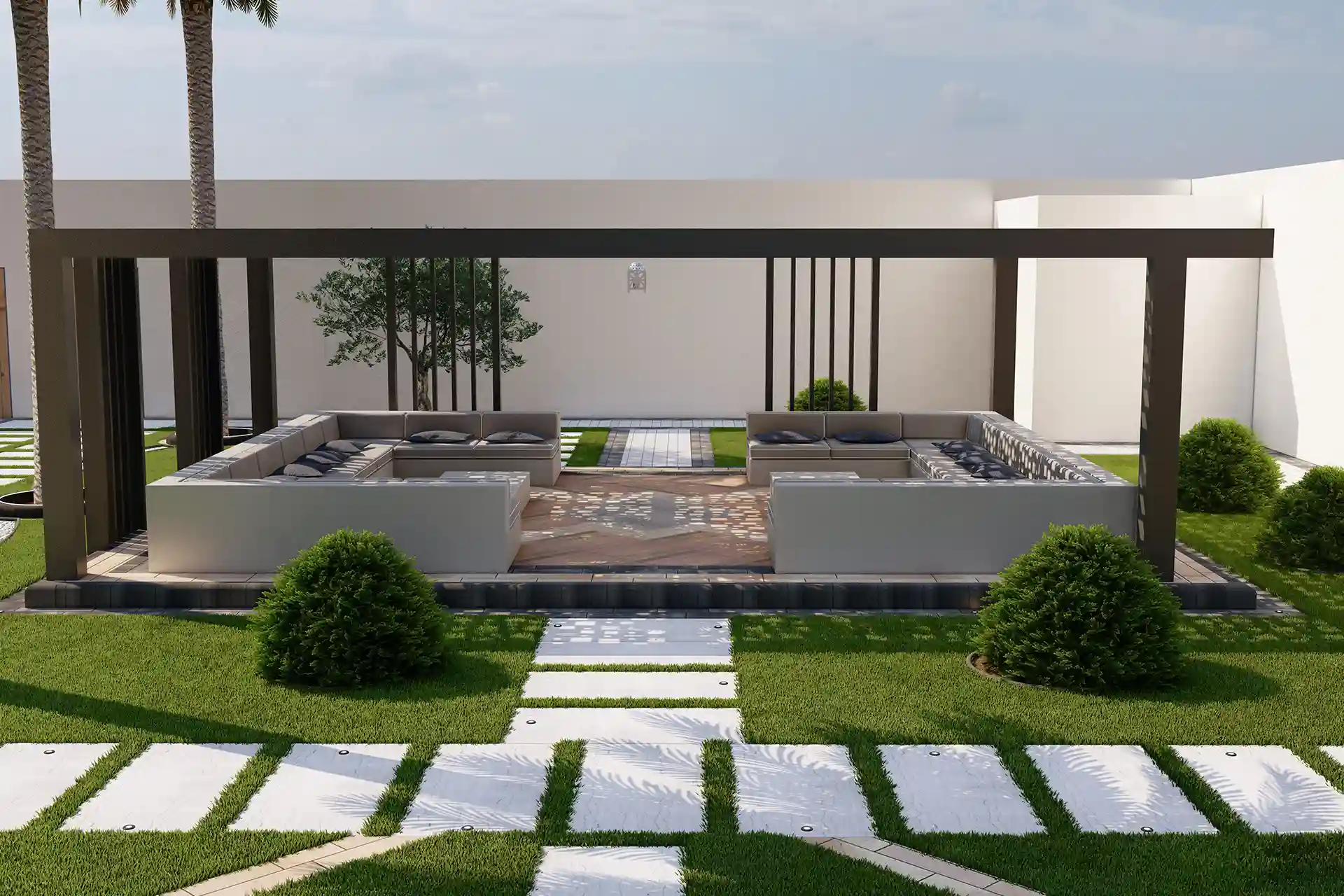 luxury garden landscaping